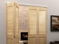 wooden louvered doors
