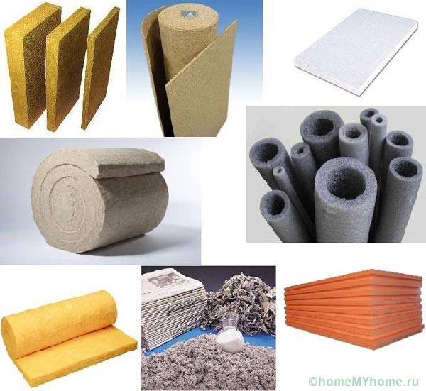 Различни топлоизолационни материали