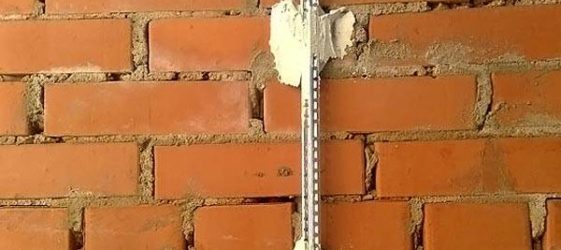 Installation of beacons for plastering walls