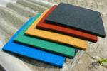 Rubber tiles for paths in the country: price