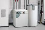 Gas floor boilers for home heating