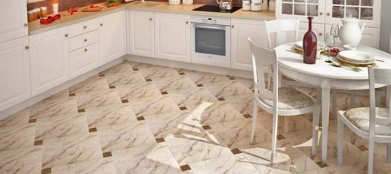 Floor tiles for the kitchen: photos and prices