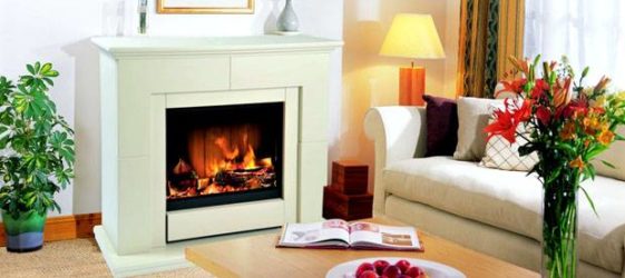 Electric fireplaces with live fire effect