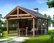 Gazebo with barbecue: projects, photos