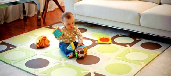 Soft floor for children's room
