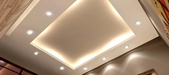 Spotlights for plasterboard ceilings