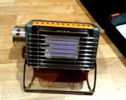 Gas heater for tent