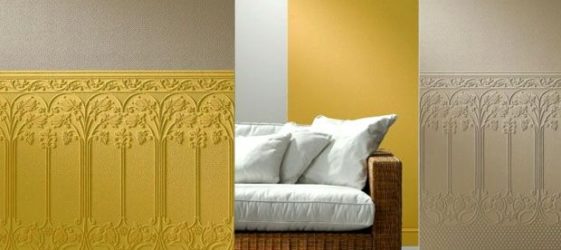 Wallpaper for painting: pros and cons