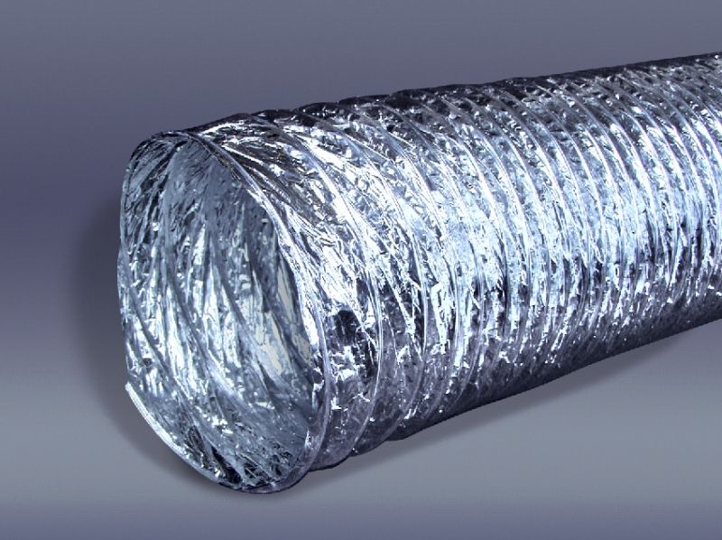 Гофрираната алуминиева тръба е лека и има рамкова структура