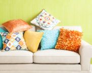 DIY decorative pillows: photo