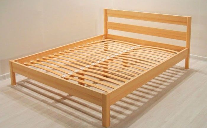 Опция за двойно дървено легло