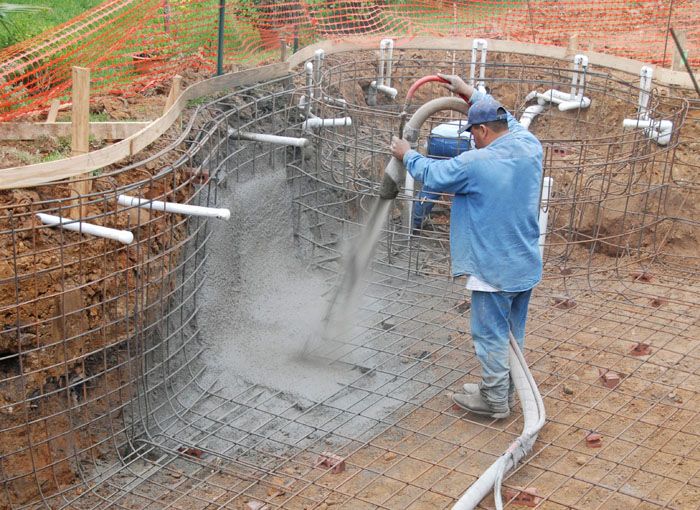 Използване на армиран бетон при изграждането на басейн