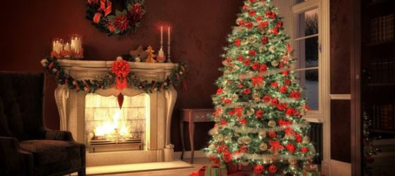 Hvor vakkert å dekorere et juletre hjemme til nyttår: foto