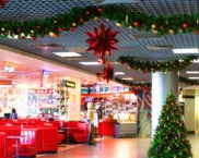 Vánoční dekorace pro obchody a nákupní centra