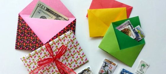 How to make an envelope from A4 sheet