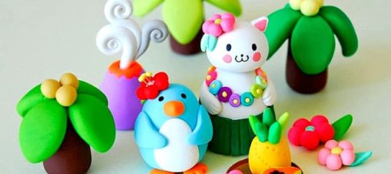 Crafts for children from plasticine