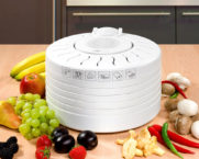Electric dryer for vegetables and fruits